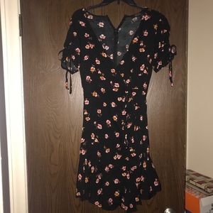 F21 Floral Wrap Sundress